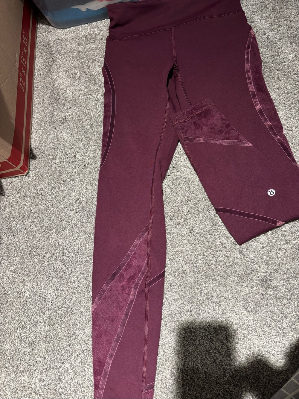 Lululemon Maroon Leggings